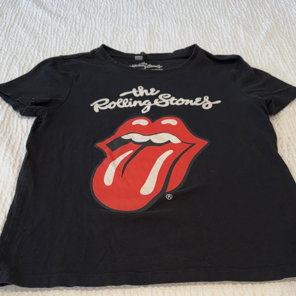 The Rolling Stones Youth  Tee in Black and Red